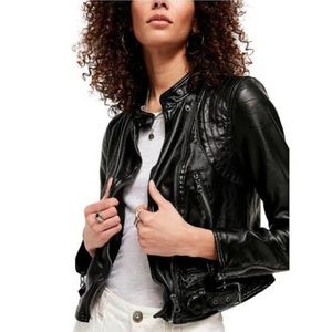 FREE PEOPLE Heartbreaker Moto Jacket